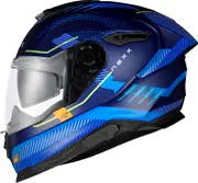 Nexx Y.100R Baron, full face helmet , color: Matt Dark Blue/Blue , size: S