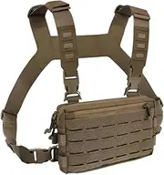[Generic] Chest Bag for Men - Running Chest Rig | Adjustable Straps Quick-Release Anti-Theft Holder for Workout Biking Travel Outdoor Gym
