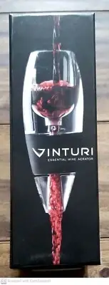 VINTURI Essential Wine Aerator For Red Wine *NIB* Includes Stand & Filter Screen