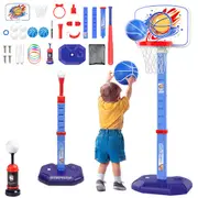 4 in 1 Basketball Hoop for Kids Indoor Sport Basketball Hoop Door Room Mini Backboard Toy