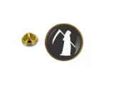 pins pin's badge metal lapel hat button grim reaper