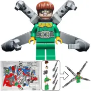 LEGO Doc Ock minifigure (NEW, NEVER BUILT) Dr Otto Octavius Octopus 76148 76134