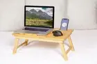 Laptop Desk Bed Tray Table Foldable Lap Desk Bamboo Breakfast Serving Tray Mu...