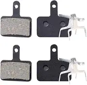 2 Pairs Bike Brake Pads, Best Tek Disc Brake Pads for Shimano M315 M355 M515 M525 C501 C601 M375 M395 M415 M416 M446 M465 M475 M485 M486, and Replacement Other Same Desgin Bicycle Disc Brake Pads