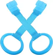 SUPVOX 2Pcs Pull Rings Crib Hanging Assist Tools for Newborns Safe Sturdy Pull Rings for Walking Support Interactive Motor Skill Development
