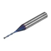 Spiral End Mill CNC Router Bit 1/16" Dia 1/4" Shank 2 Flutes Carbide Nano Coated