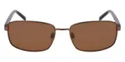 Nautica NAU Sunglasses Men Matte Brown 60mm New 100% Authentic
