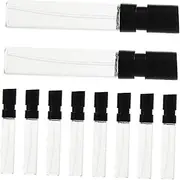 WOONEKY 10pcs Mini Glass Spray Bottles 2ml Travel Perfume Bottle for Aromatherapy Essential Oils