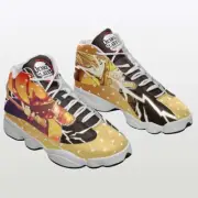 Demon Slayer Costume Anime Shoes Zenitsu Cosplay Sneakers SizeUS12M/EU45