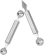 VERDANVERSE Fruit Baller Digger Stainless Steel Carving Tools Melon Scoop Watermelon Baller Ice Watermelons Ball Spoon Kitchen Essential