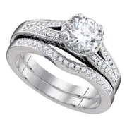 1 1/2CTW-Diamond 1 CT-CRD BLISS BRIDAL SETS CERTIFIED