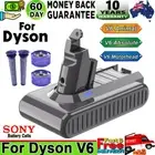 6000mAh for Dyson V6 Battery Animal Absolute DC58 DC59 DC62 DC74 SV03 SV05 SV06
