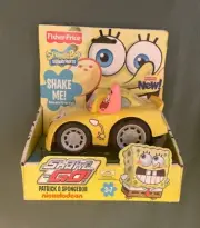 FISHER-PRICE NICKELODEON Shake N’ Go Patrick and Spongebob Car 2012 NIB Read