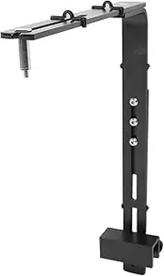 Fish Tank Light Stand Kit, Adjustable Height Aquarium Lighting Holder, Aluminum Alloy Aquarium Light Bracket, Reptile Lamp Stand for Aquariums, Aquarium Lamp Brackets (Black)
