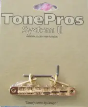 TonePros AVR2-G Tuneomatic Bridge Gold ABR-1 Replacement