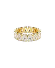 Swarovski Matrix Oval Crystal Eternity Ring