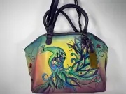ANUSCHKA INDIA - PRISTINE ,NWT $269.00 -MASTERPIECE PAINTING TOOK 8 WEEKS FOR TV
