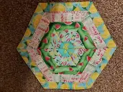 LEMON, PINEAPPLE & WATERMELON TABLE TOPPER HANDMADE NEWLY MADE ONE OF A KIND