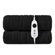 Dreamaker Coral Fleece Heated Throw Black 180x200cm