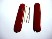 Genuine New Victorinox 84mm Swiss Army Knife Scales - Red