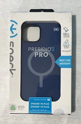 Speck Presidio 2 Pro MagSafe Case For iPhone 15 Plus/14 Plus- Coastal Blue