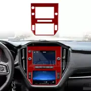 Red Navigation System Display Sticker Carbon Fiber For Subaru WRX STI 2022-2023