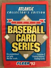 1993 Fleer Atlantic Pack Ken Griffey, Jr Mariners (T) Andy Van Slyke Pirates (B)