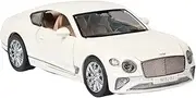 Scale Finished Model Car 1:24 Scale for Bentley Continental Car Alloy Die-cast Metal Simulation Model Toy Gift Souvenirs Miniature Replica Car(White)