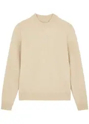 Aexae Cashmere Jumper - Beige - S (UK8-10 / S) S (UK8-10 / S)