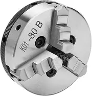 SANOU K01 80B Self Centering Chuck Lathe 3 Jaw Manual Metal Lathe Chuck 80mm Diameter
