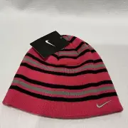 Nike Hat Girls Cold Weather Spark/Hot Pink Swoosh 7-16 New!!