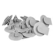 10x Fender Flare Moulding Panel Trim Clips For BMW Mini Cooper 02-12 Gray