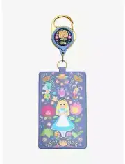 Disney Alice in Wonderland Follkart Blair Retractable Lanyard Badge Boxlunch