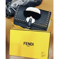 在飛比找蝦皮購物優惠-FENDI 絕版品Chain Karlito Wallet 