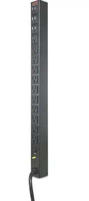 APC Rack Mount PDU Basic 100V-120V/20A (14) Outlets 0U Vertical Rackmount