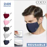 4 Layers Washable Reusable Face Mouth Mask Unisex Anti Pollution PM2.5 Filter
