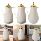Enamel Coffee Pot Water Kettle Coffee Boiler 1L Coffee Kettle for Restaurant