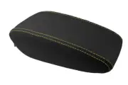 Console Lid Pull Over Cover Leather for Chevrolet Cruze 2016-2018 Yellow Stitch
