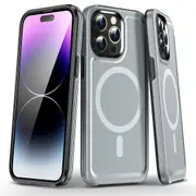 For iPhone 15 Plus Protective Case Compatible with MagSafe Soft TPU+PC Matte Phone Cover
