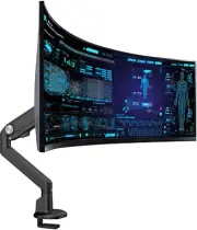 Single Monitor Arm Desk Mount Fits One 13"-38" Ultrawide Monitor with Gas Spring