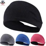 Women's Yoga Running Headband Elastic Wide Bandana Stretchy Non-slip Headwraps