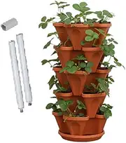 Mr Stacky Australia - Medium 5 Tier Stacking Planter Vertical Garden (33cm Width planters) (Terracotta)