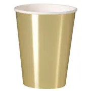 Gold Foil Paper Cups (Pack of 8)