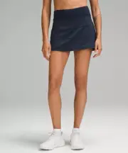 Lululemon Size 2 Pace Rival Mid-Rise Skirt Long, True Navy, NWT $78