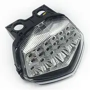 Motorcycle Turn Signal Tail Stop Light Lamps Integrated for Ninja 250 250R 2008-2012(Clear)