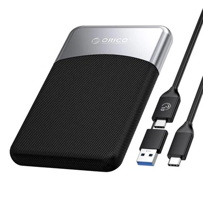 1TB External SSD with 2 in 1 USB C Cable, Portable Solid State Drive USB 3.2 ...
