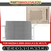 A/C Condenser w/ Receiver Drier & Bracket for Mazda 6 2009-2010 L4 2.5L V6 3.7L (for: Mazda)