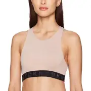 DKNY Womens Litewear Seamless Ribbed Crop Top Bralette-S