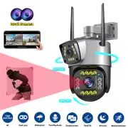 V380 Pro Wifi Security Camera Dual Lens Outdoor PTZ IP Night Cam Auto Tracking