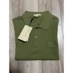 全新正品 BURBERRY POLO衫 大戰馬 軍綠色 全新